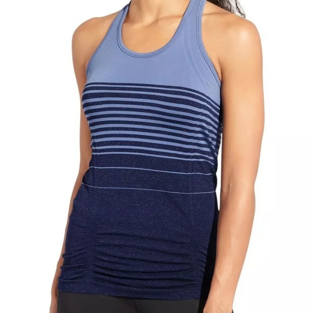Athleta Fastest Track Striped Tank, S